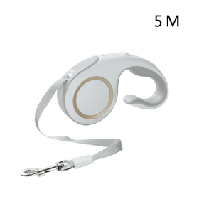 Small Medium Dogs Pet Products Automatic Retractable Leash (Color: Gray)